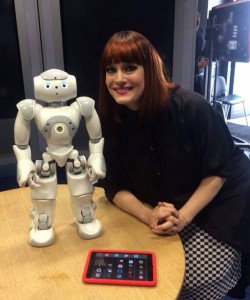 Stanley with Ana Matronic after the show.